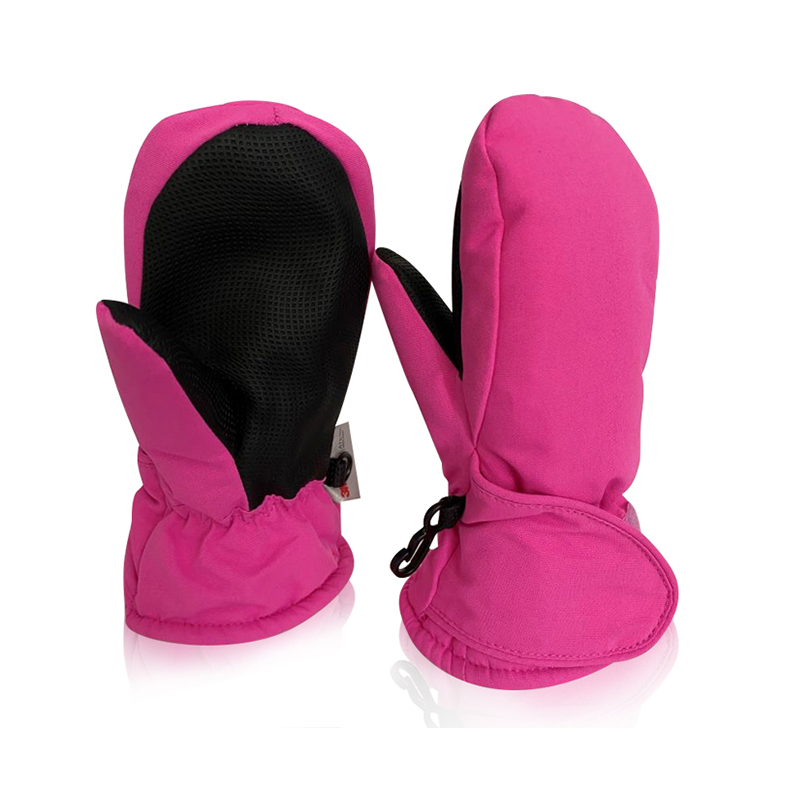 1-12year old Water Resistant warm Kids Winter skiing Mitten gloves