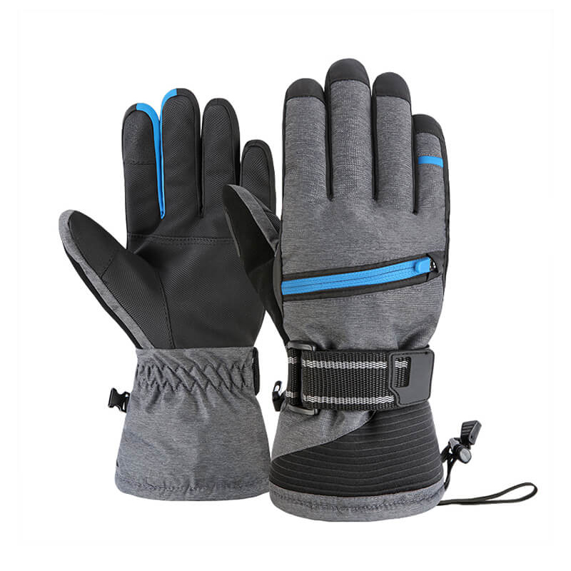 Custom ski gloves winter warm waterproof ski gloves men's and women's gloves