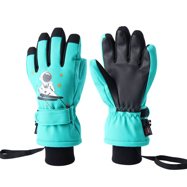 Winter Waterproof Windproof Kids Snow Gloves Ski Gloves