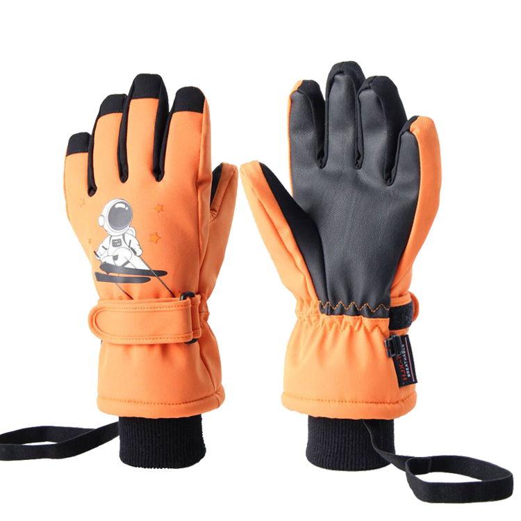 Winter Waterproof Windproof Kids Snow Gloves Ski Gloves