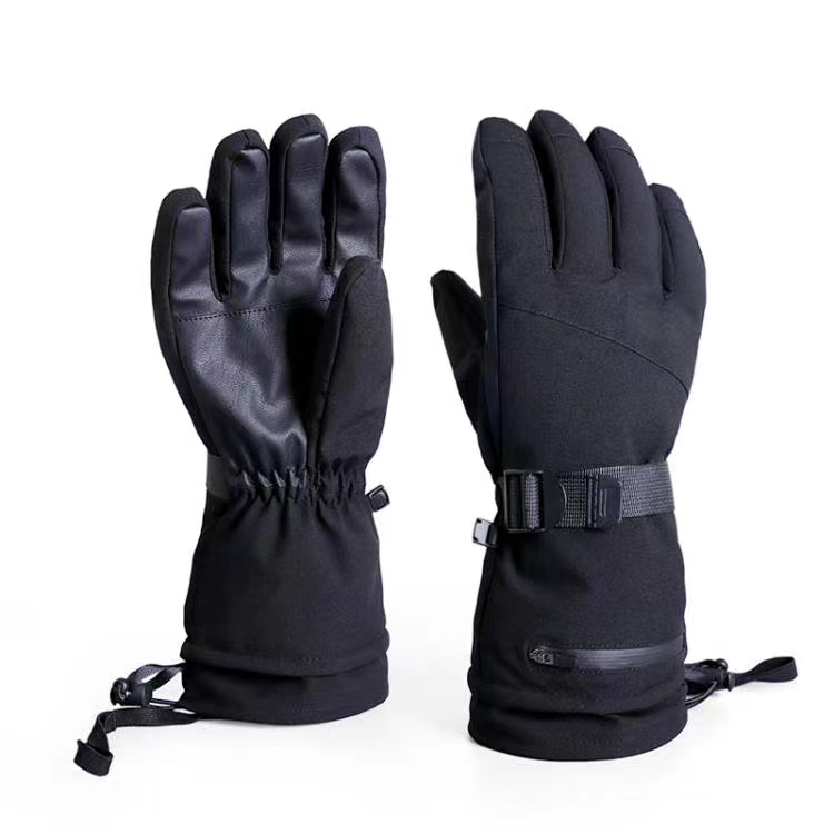 Unisex ski gloves, snowmobile, motorcycle riding warm gloves, windproof and waterproof winter sports gloves