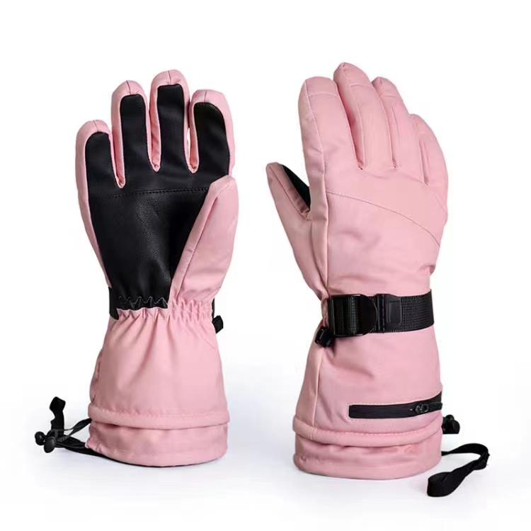 Unisex ski gloves, snowmobile, motorcycle riding warm gloves, windproof and waterproof winter sports gloves