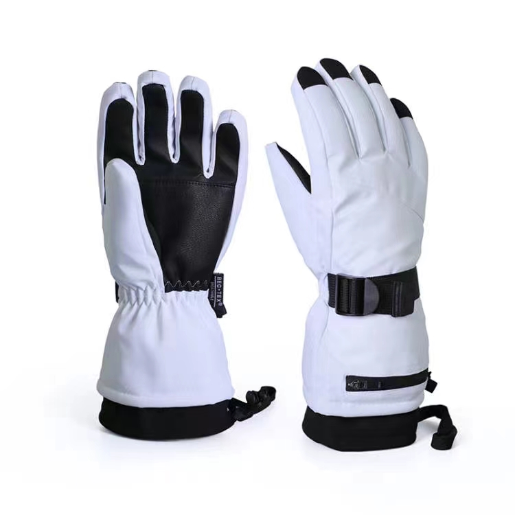 Unisex ski gloves, snowmobile, motorcycle riding warm gloves, windproof and waterproof winter sports gloves