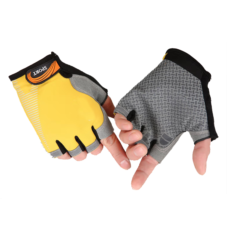Summer thin half-finger cycling gloves, outdoor sports men's and women's bicycles, mountain bikes, mountaineering, fishing riding gloves