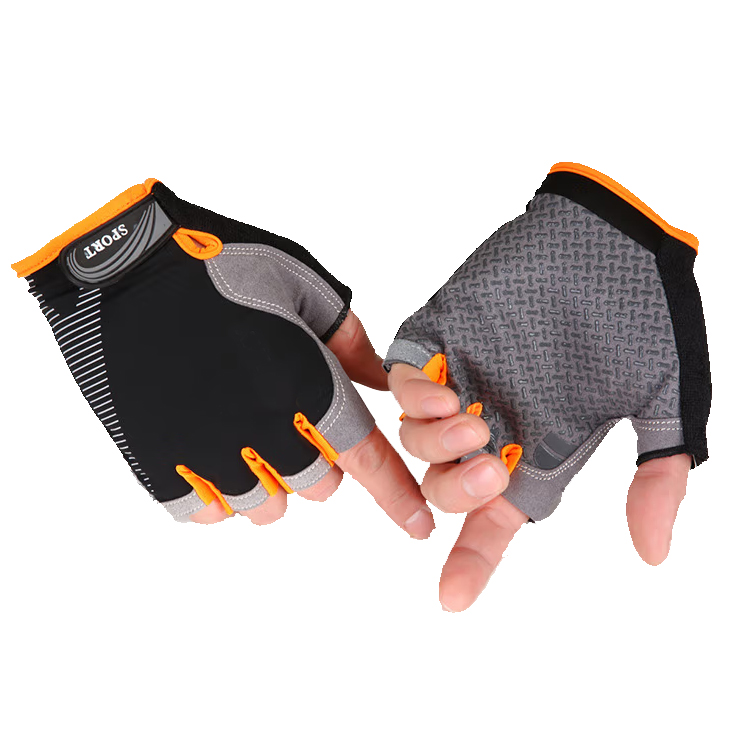 Summer thin half-finger cycling gloves, outdoor sports men's and women's bicycles, mountain bikes, mountaineering, fishing riding gloves