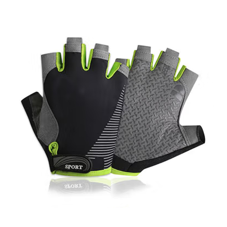 Cycling, mountain biking, cycling gloves, men's and women's outdoor sports fitness, mountaineering half-finger gloves